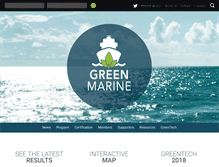 Tablet Screenshot of green-marine.org
